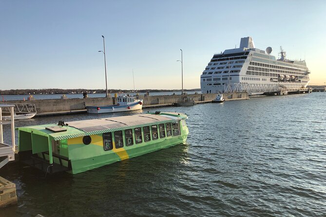 Sunset Dinner Cruise on North America's LARGEST Solar Boat! (6PM) - Mi’kmaq settlement, French fortifications, and the harbour mouth