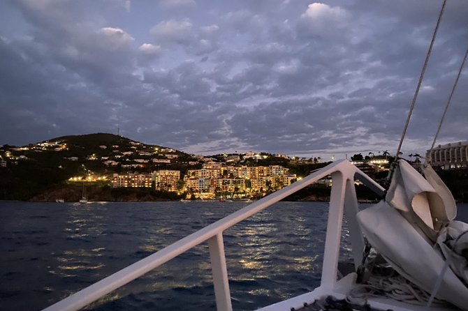 Sunset & Harbor Lights Dinner Sail from the Marriott's Frenchman's Cove - Sunset, tacos, and Charlotte Amalie lights