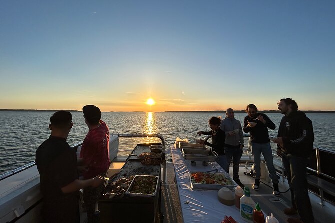 Sunset Hibachi Dinner Cruise - A sunset dinner with a very Hilton Head setting