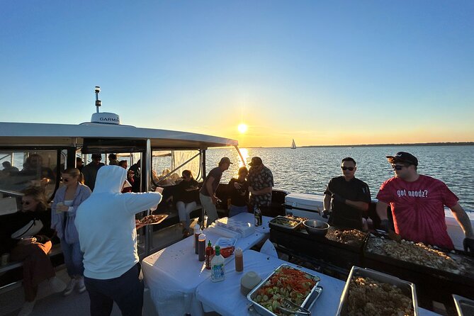 Sunset Hibachi Dinner Cruise - The food: generous portions, casual presentation