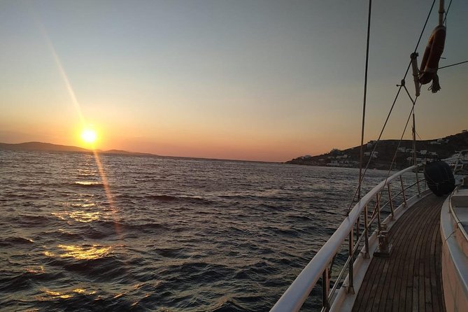 Sunset South Coast Sail Cruise with lunch,drinks, optional transfer - Setting sail from Agios Ioannis at 4:30 pm