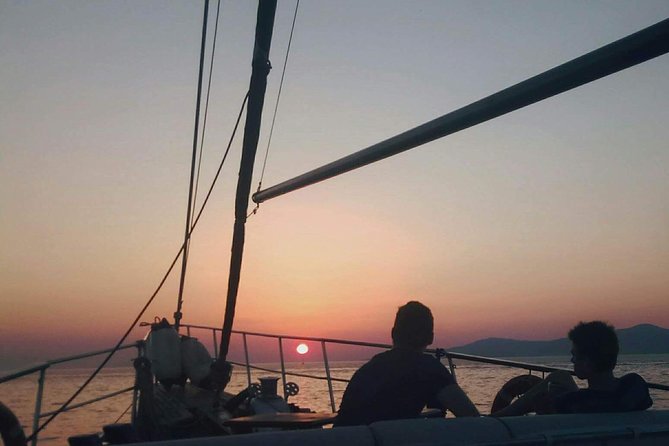 Sunset South Coast Sail Cruise with lunch,drinks, optional transfer - Greek food, coffee, and drinks on board
