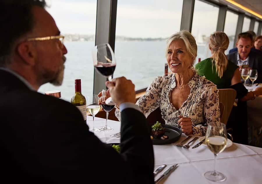 Sydney: Harbour Dinner Cruise with 3, 4 or 6-Course Menu - The six-course Gold Penfolds experience