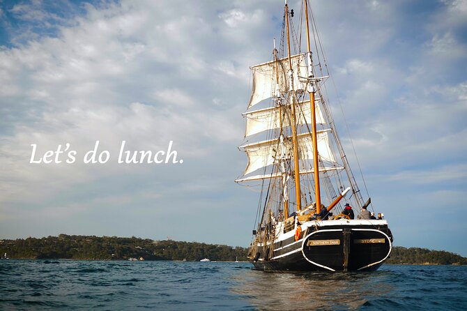 Sydney Harbour Tall Ship Lunch Cruise - Sailing Sydney Harbour on a restored tall ship
