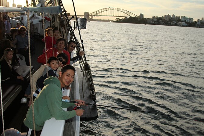 Sydney Harbour Tall Ship Twilight Dinner Cruise - Fort Denison, Garden Island, and the outer harbour views