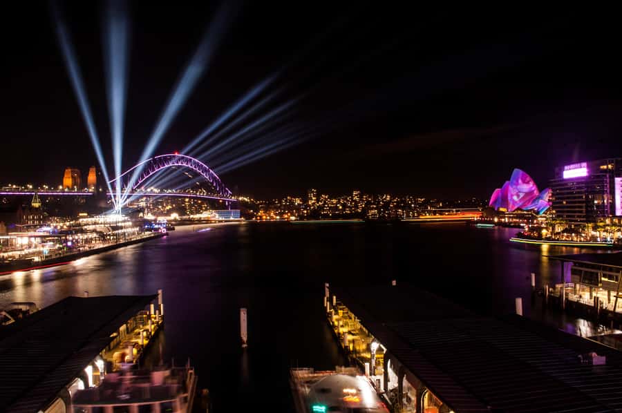 Sydney: Vivid Festival of Light Harbor Cruise with Dinner - Is $38 good value?