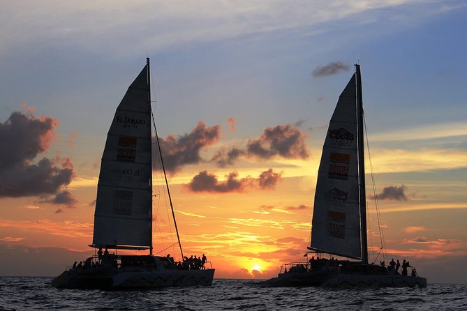 Tango Caribbean Dinner Cruise - Sunset from the deck, not from a restaurant window