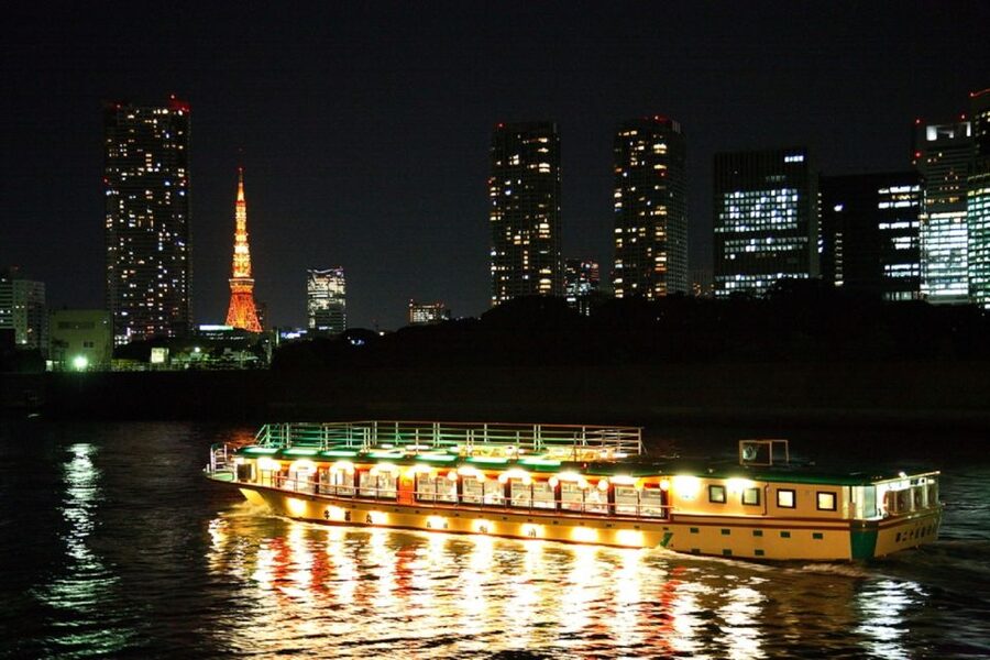 Tokyo Bay: Traditional Japanese Yakatabune Dinner Cruise - A full Japanese dinner, not just a snack