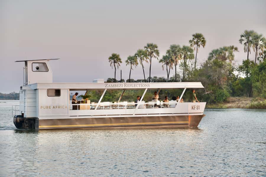 Victoria Falls: 2-Hour Zambezi River Lunch Cruise - Victoria Falls views from the river