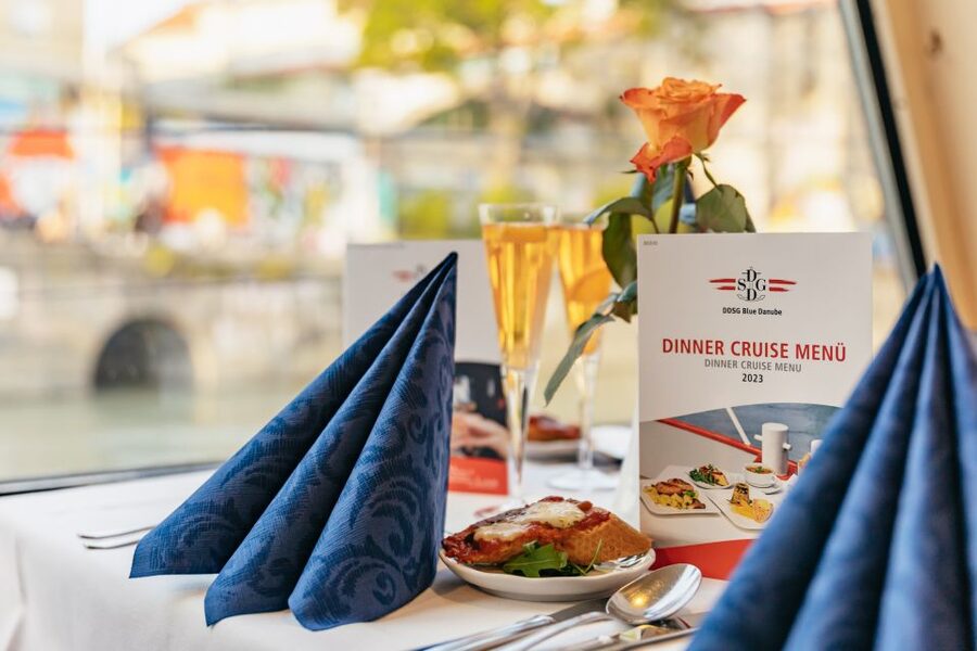 Vienna: 3-Course Evening Dinner Cruise - What You Can See From the Deck