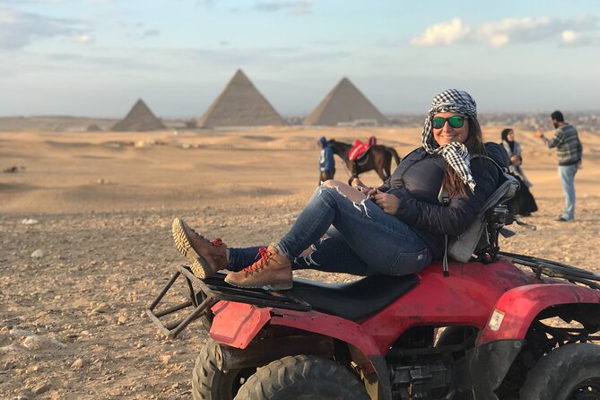 VIP Pyramids,Camel,Quad Bike(ATV) lunch,Tickets & dinner Cruise - What the $50 price really covers