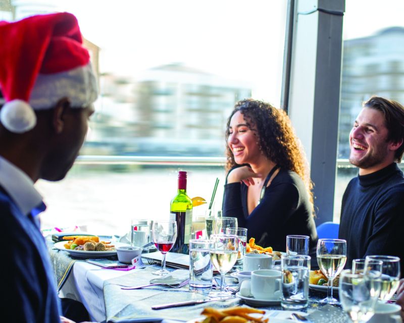 Washington DC: Christmas Eve Gourmet Brunch or Dinner Cruise - The dinner menu and the three-course format
