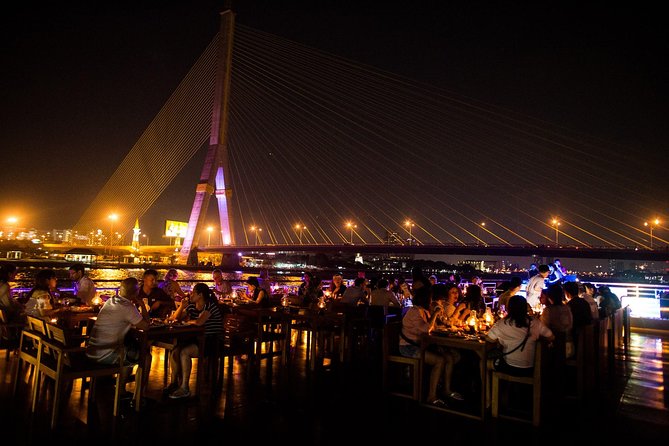 White Orchid Dinner Cruise from Bangkok with Pickup & Live Music - The 7:45 pm route along the Chao Phraya
