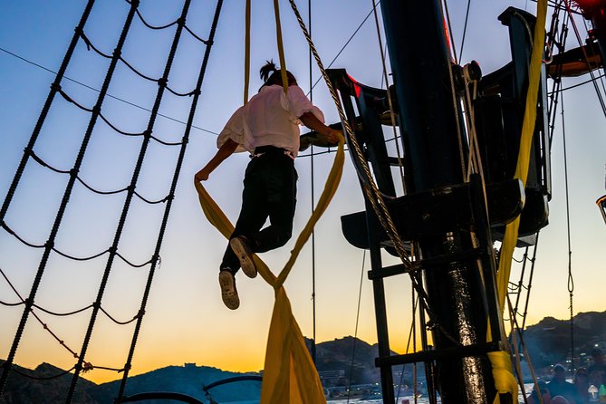 Yo Ho Pirate Sunset Dinner Cruise in Cabo San Lucas - The pirate show: acrobatics, fire, and dancing